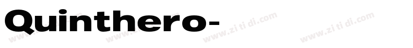 Quinthero字体转换