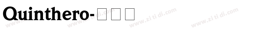 Quinthero字体转换