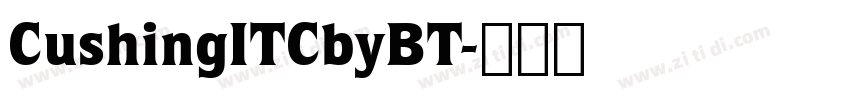 CushingITCbyBT字体转换