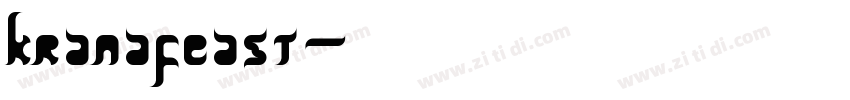 KranaFeast字体转换