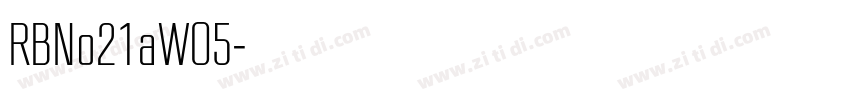RBNo21aW05字体转换