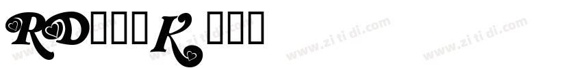 RD奈宇呂K8字体转换