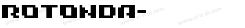 Rotonda字体转换 Rotonda字体转换
