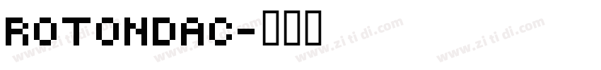rotondac字体转换
