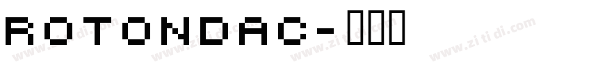 rotondac字体转换