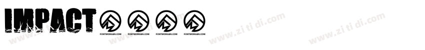 impact字体转换