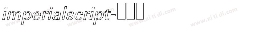 imperialscript字体转换
