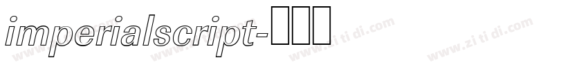 imperialscript字体转换
