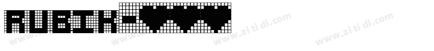 rubik字体转换