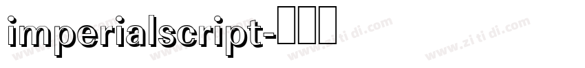 imperialscript字体转换