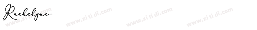 Rachelyne字体转换