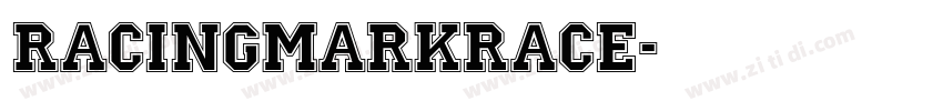 RacingMarkRace字体转换