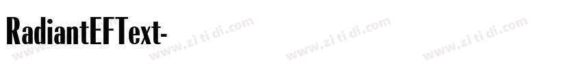 RadiantEFText字体转换