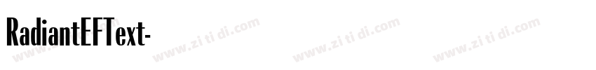 RadiantEFText字体转换