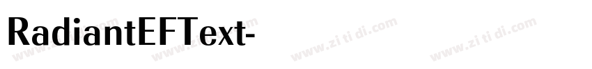 RadiantEFText字体转换