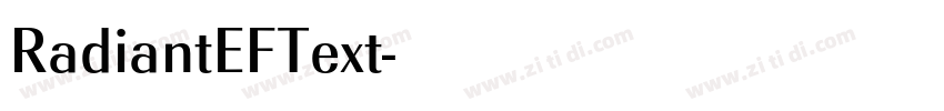 RadiantEFText字体转换