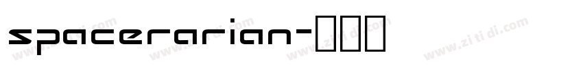 spacerarian字体转换