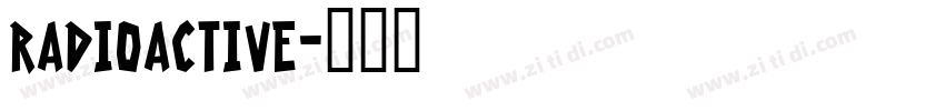 Radioactive字体转换