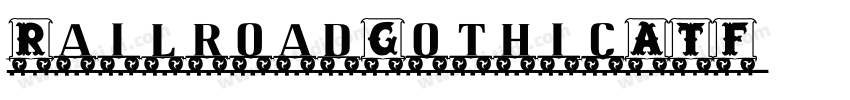 RailroadGothicATF字体转换