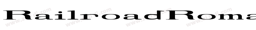 RailroadRoman字体转换