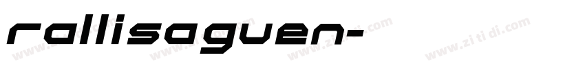 rallisaguen字体转换