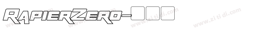RapierZero字体转换
