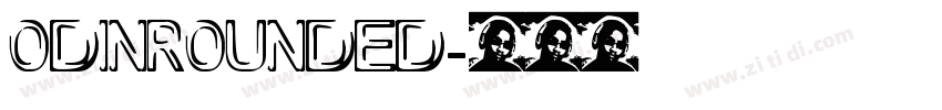 odinrounded字体转换