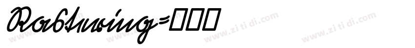 Rastering字体转换