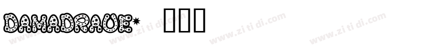 DaMadRave字体转换