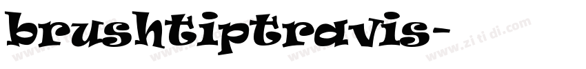 brushtiptravis字体转换