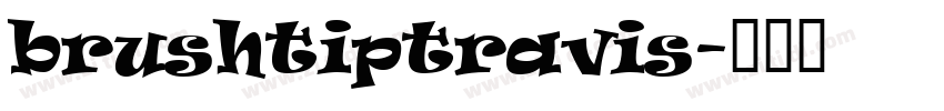 brushtiptravis字体转换