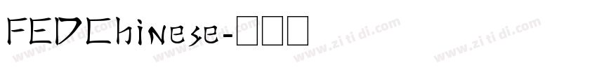 FEDChinese字体转换
