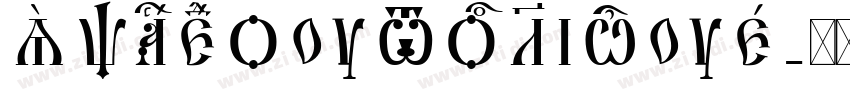 SpacedOutOblique字体转换