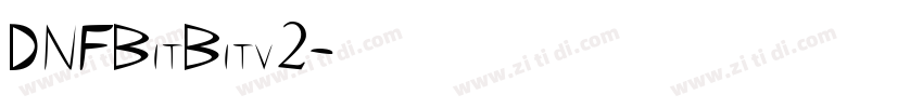 DNFBitBitv2字体转换