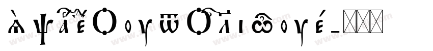 SpacedOutOblique字体转换