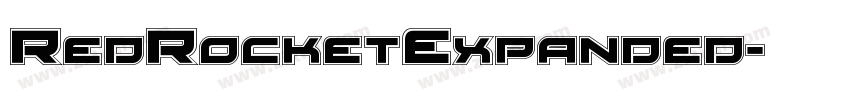 RedRocketExpanded字体转换 RedRocketExpanded字体转换