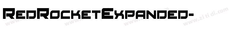 RedRocketExpanded字体转换 RedRocketExpanded字体转换