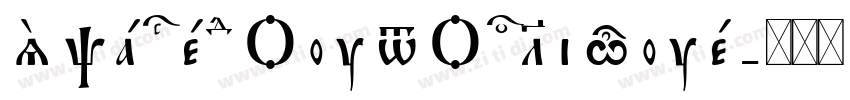SpacedOutOblique字体转换