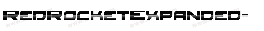 RedRocketExpanded字体转换 RedRocketExpanded字体转换
