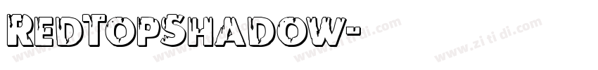RedTopShadow字体转换