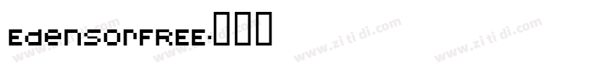 EdensorFREE字体转换