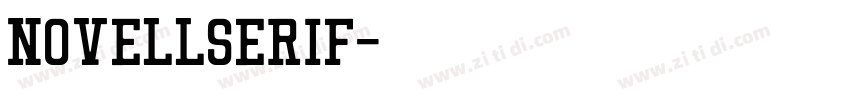 NovellSerif字体转换