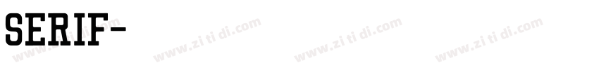 Serif字体转换