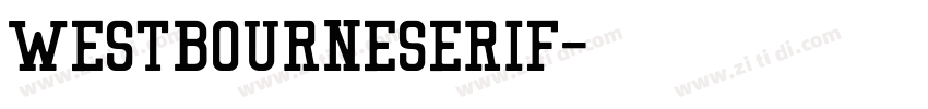 WestbourneSerif字体转换