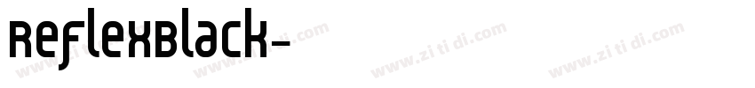 ReflexBlack字体转换
