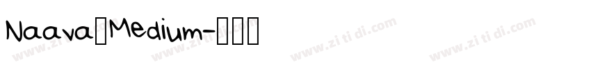 Naava_Medium字体转换