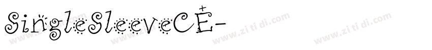 SingleSleeveCE字体转换