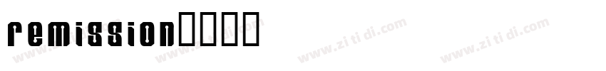 Remission字体转换