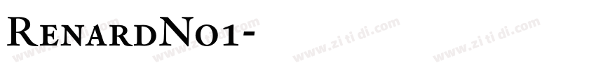 RenardNo1字体转换