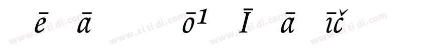 RenardNo1-Italic字体转换